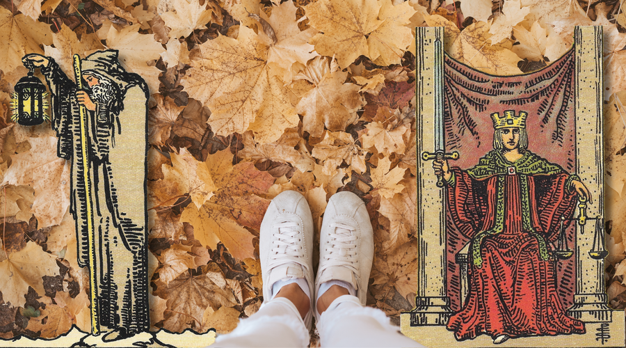 The Hermit & Justice: Tarot Themes for September's Sacred Shift