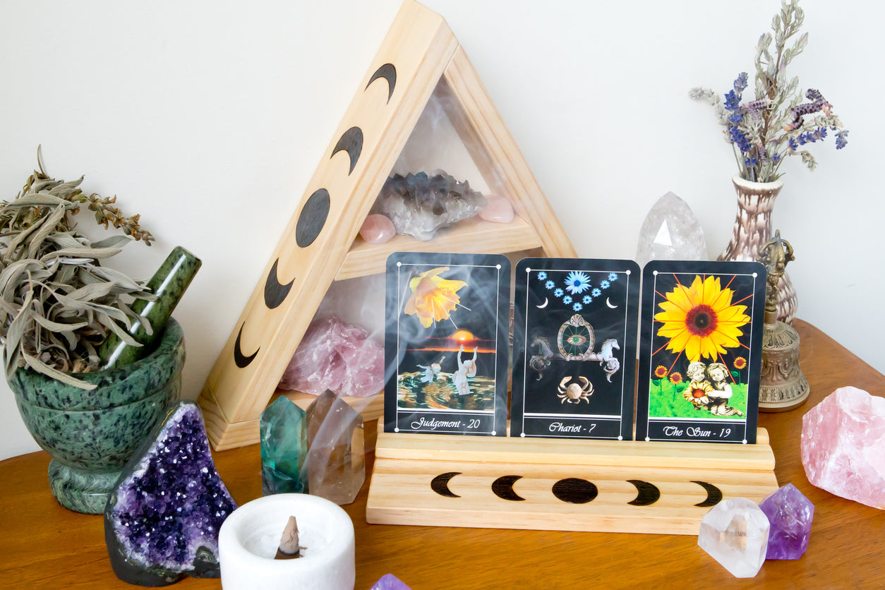 How to Create a Safe, Sacred Space with a Tarot Altar