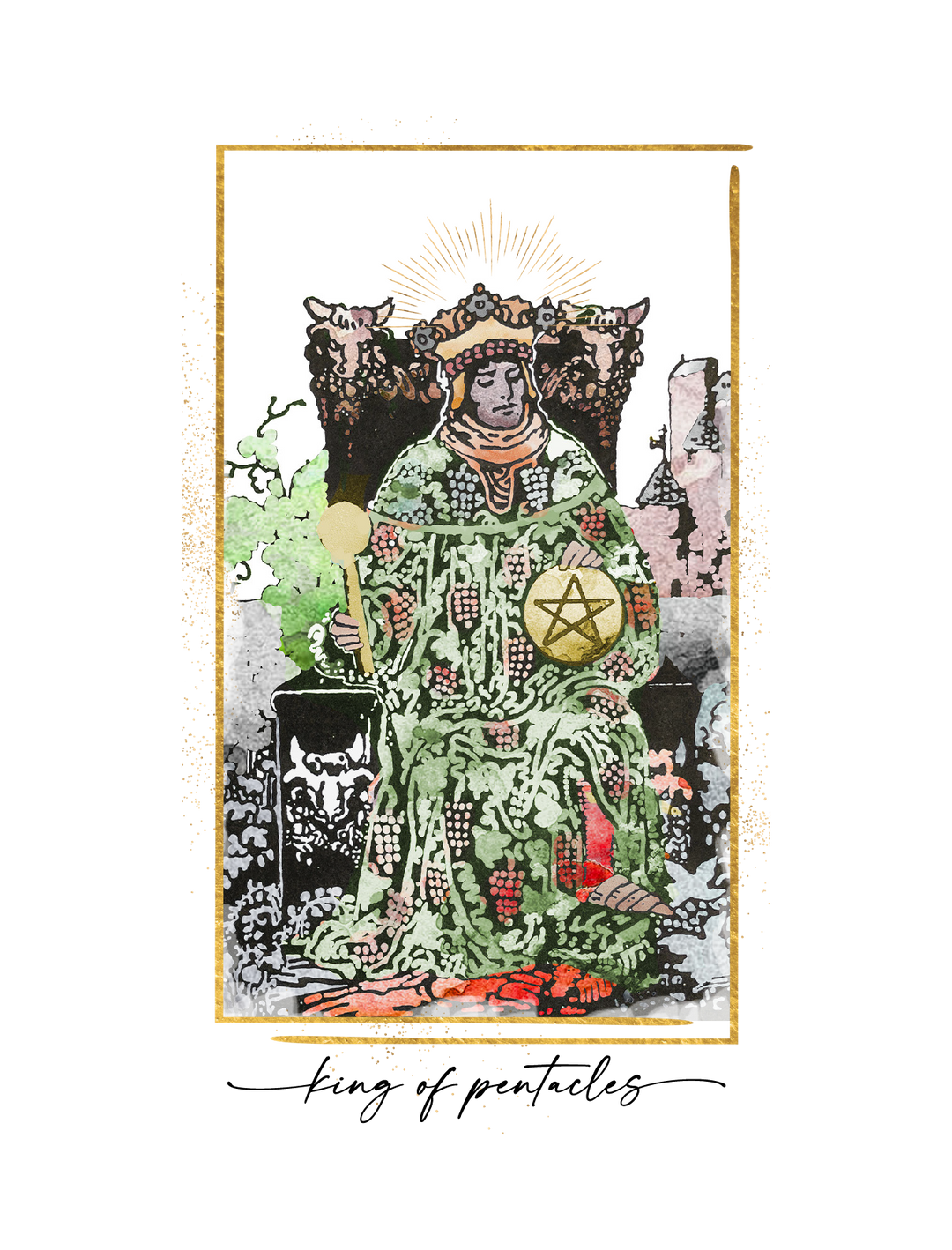 King of Pentacles Tarot Card Meaning – Writual Planner