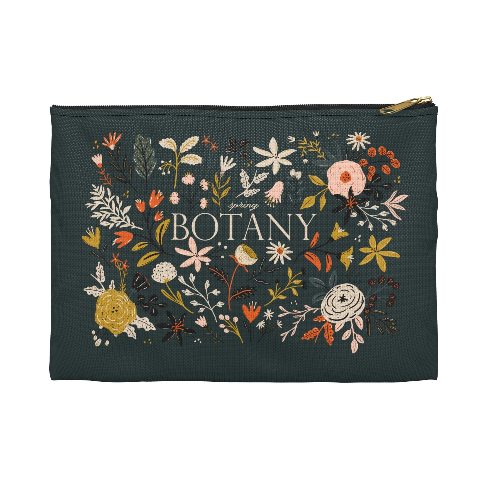 Spring Botany Accessory Pouch